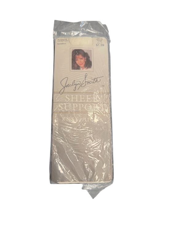 Jaclyn Smith Other - NWT Vintage Jaclyn Smith Sheer Support Knee Highs with Lycra White 8.5 - 11